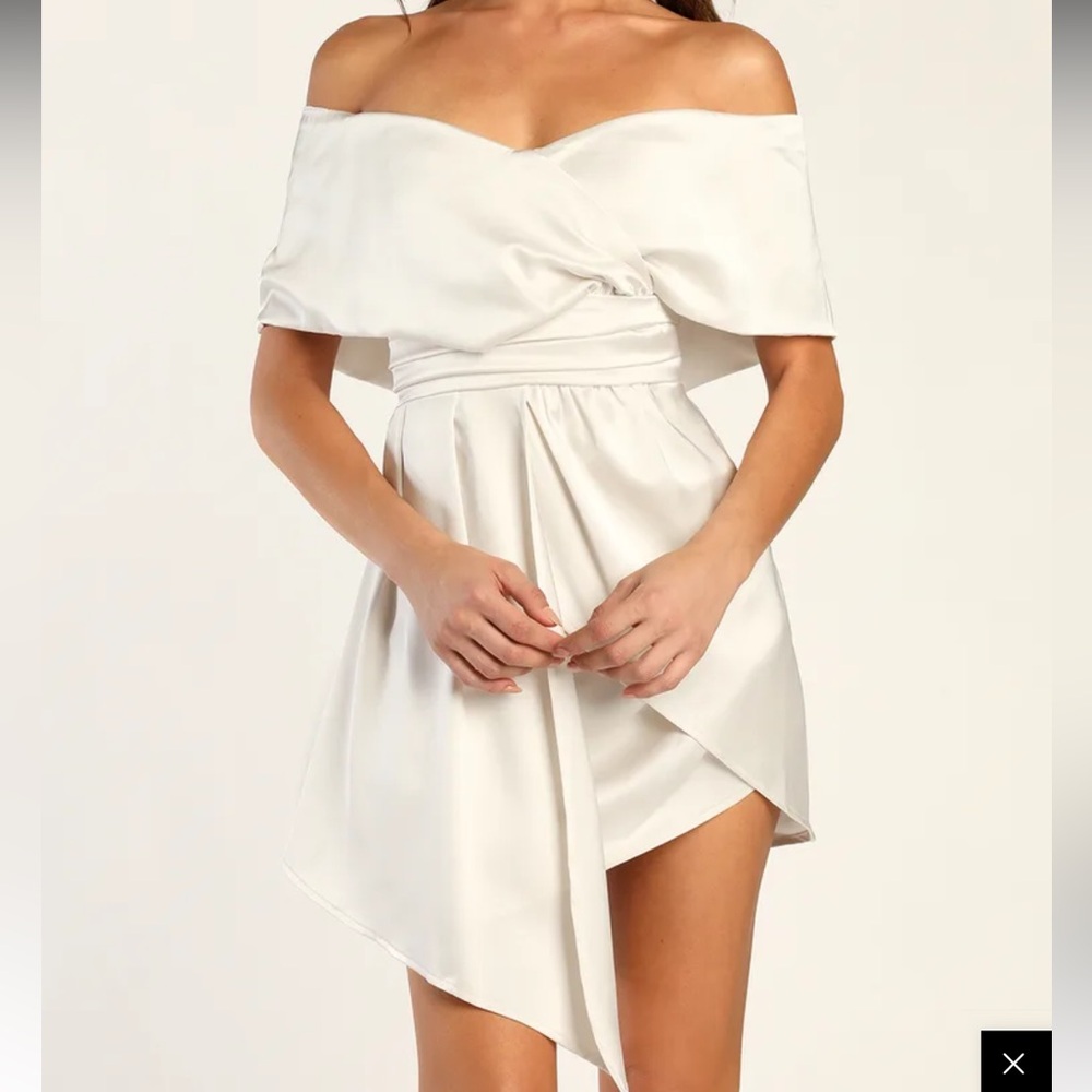 Bridal Satin Dress from Lulus!
